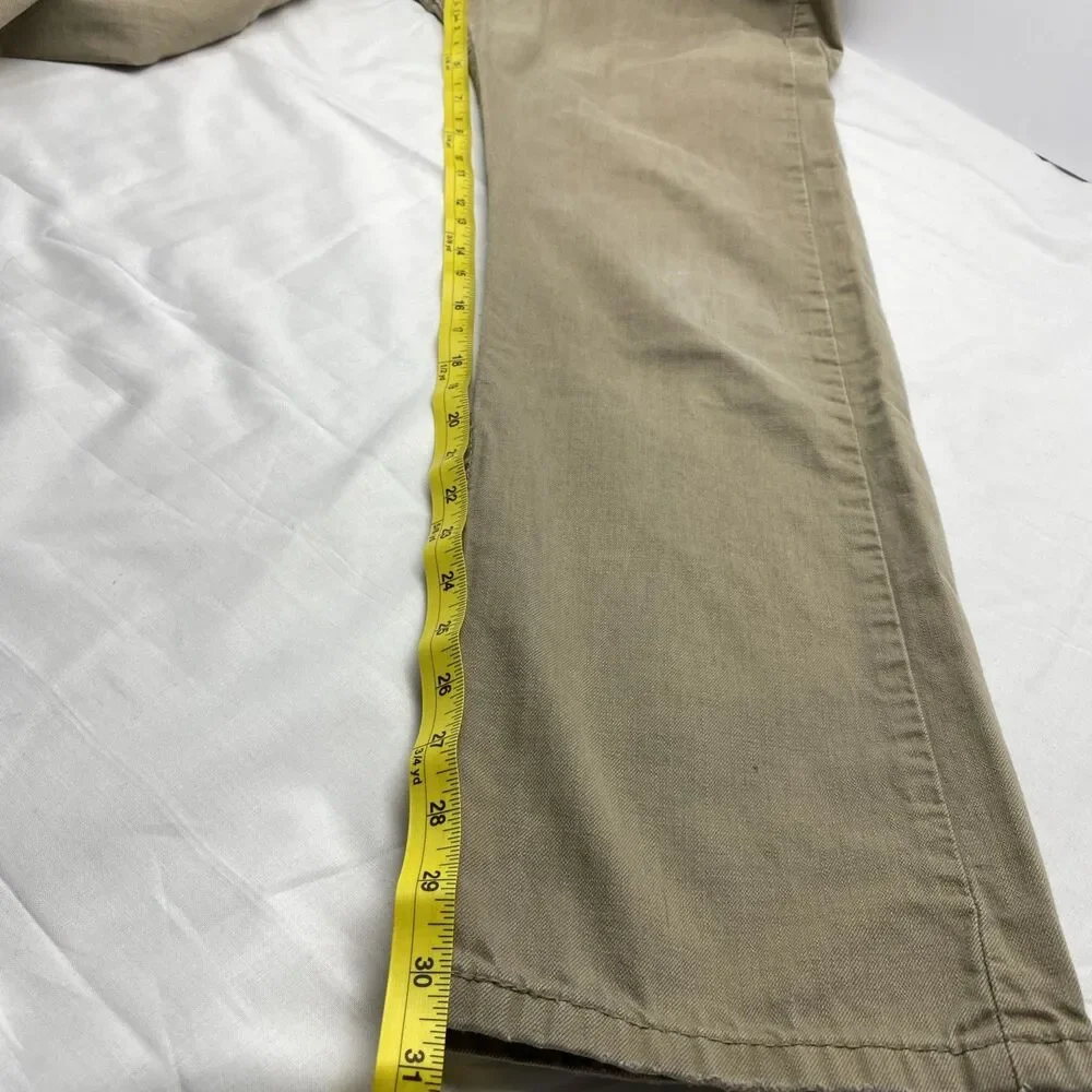 Levi’s 505 Regular Fit Men’s Jeans - Tan/Khaki - W33 L32 (Actual 32x30.5)